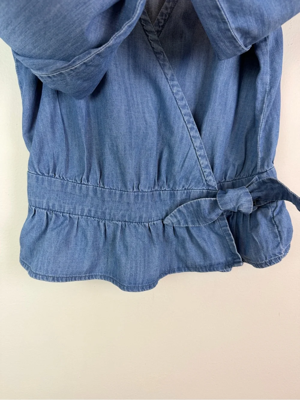 Madewell denim puff